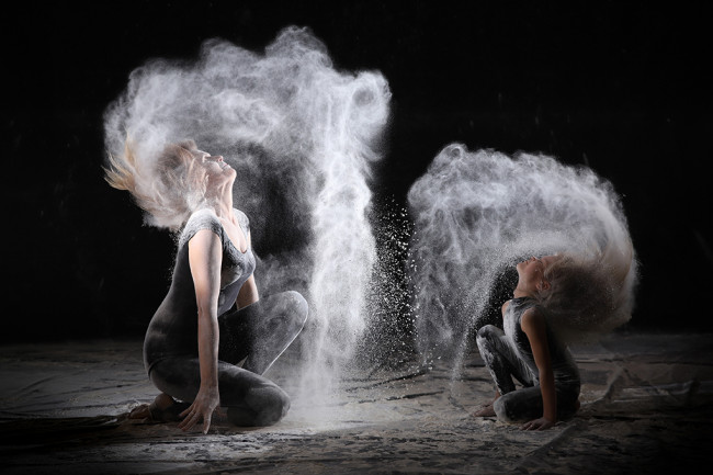 фотосет частинки борошна