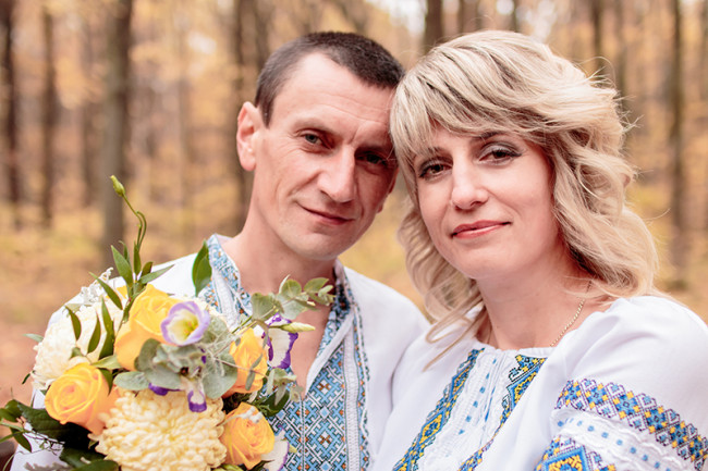 осіннє весілля фотосет