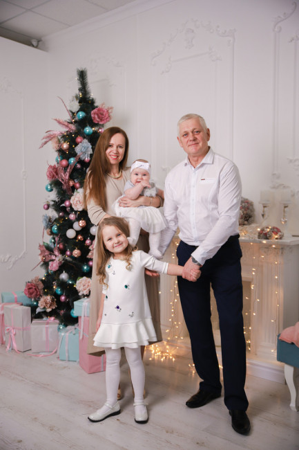 сімейний фотосет 6 новорічний
