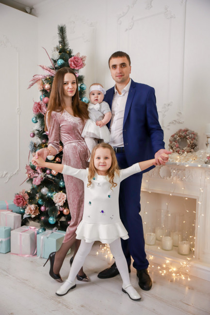 сімейний фотосет 6 новорічний